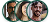 avatars de tres personas