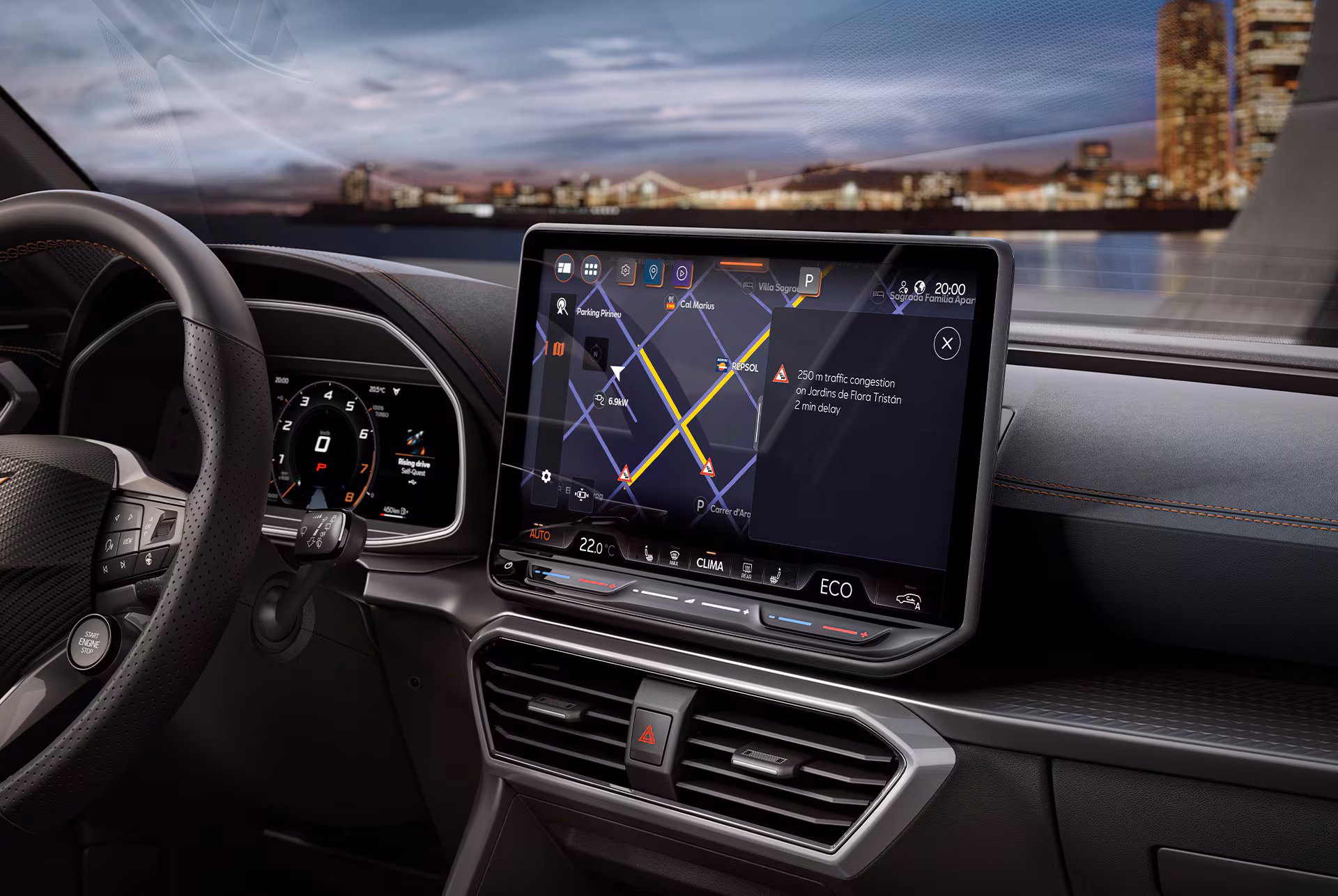 Cupra León interior